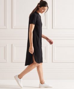 Superdry Curve Hem Shift Dress Black