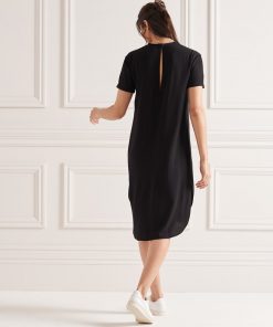 Superdry Curve Hem Shift Dress Black