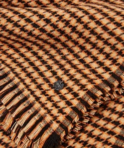 Esprit Check Scarf Khaki Beige