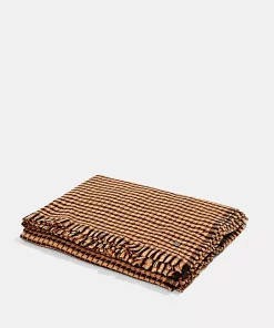 Esprit Check Scarf Khaki Beige