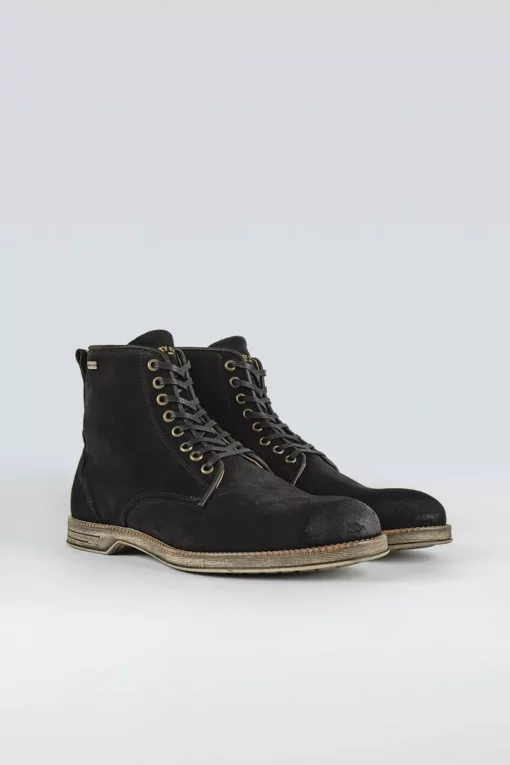 Sneaky Steve Boxxie Suede Boots Black