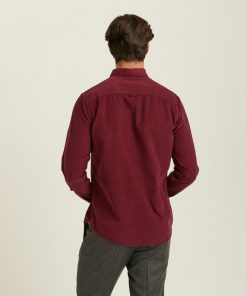 Morris Stockholm Douglas Corduroy Shirt Wine