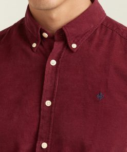 Morris Stockholm Douglas Corduroy Shirt Wine