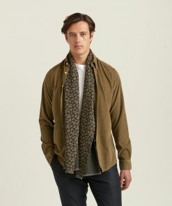 Morris Stockholm Douglas Corduroy Shirt Olive