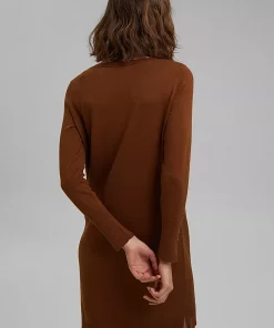Esprit Knitted Dress Toffee