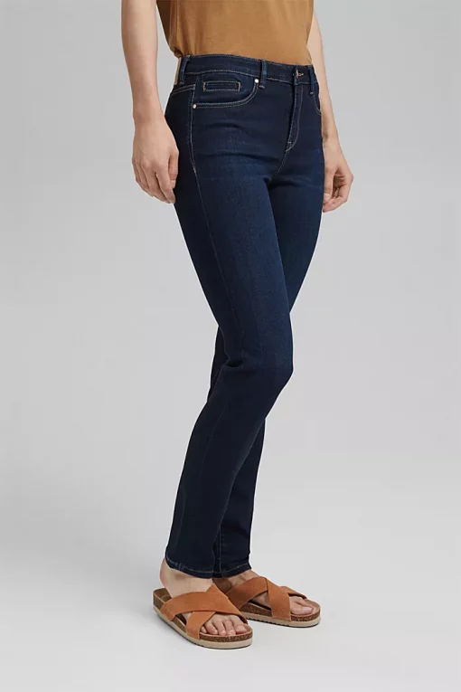 Esprit Organic Cotton Jeans Blue Dark Washed