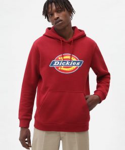 Dickies Icon Logo Hoodie Biking Red