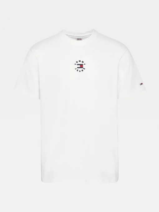 Tommy Jeans Circle Logo T-shirt White