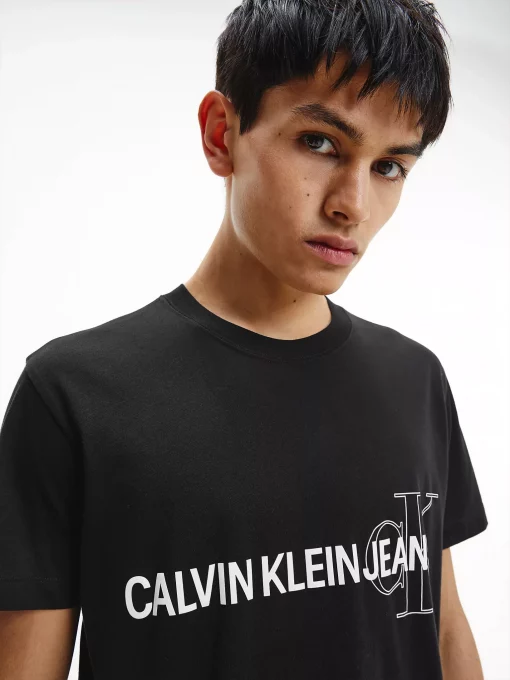 Calvin Klein Graphic Logo Tee Black