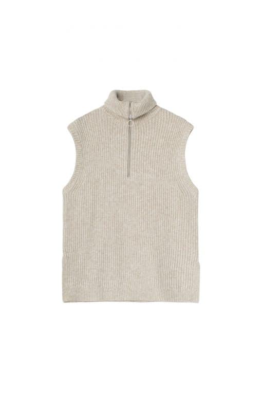 Envii Enedith Vest Warm Beige Melange