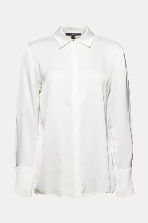 Esprit Satin Blouse Offwhite