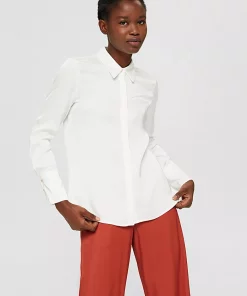 Esprit Satin Blouse Offwhite