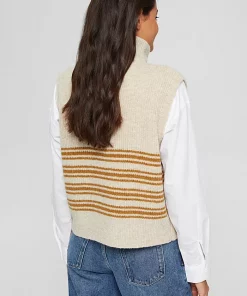 Esprit Knitted Vest Sand