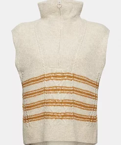 Esprit Knitted Vest Sand