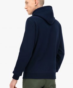 Champion Collegiate Logo Hoodie Dark Blue