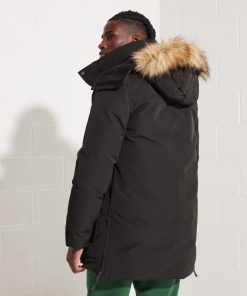 Superdry Code Everest Parka Coat Black