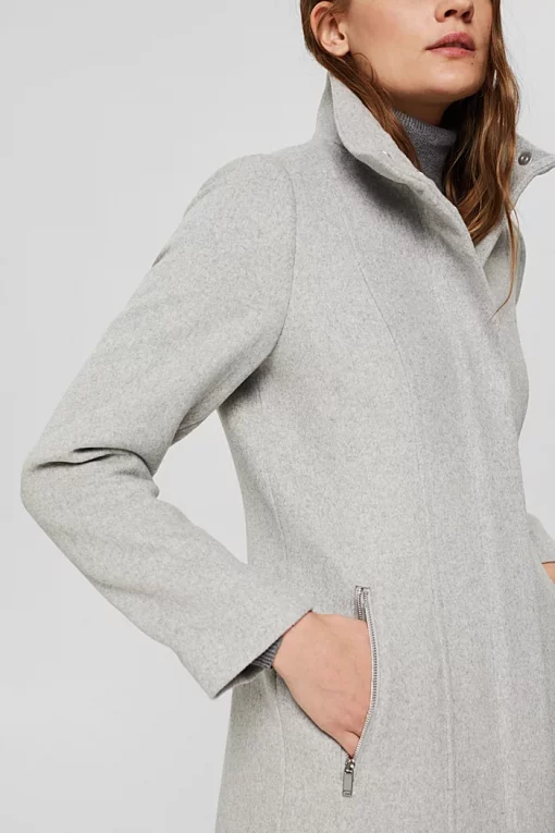 Esprit Coat Light Grey
