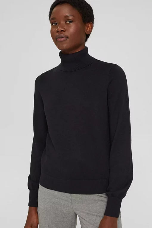 Esprit Polo Sweater Black