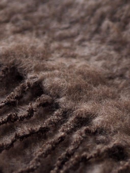 Balmuir Aurora Kid Mohair Scarf Coffee Bean