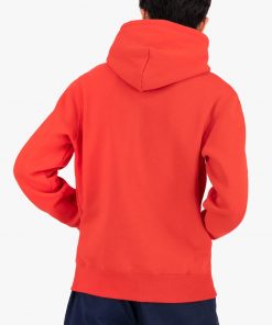 Champion Script Logo Hoodie Red