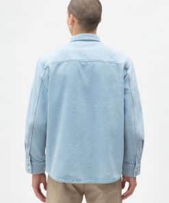 Dickies Kibler Long Sleeve Shirt Vintage Aged Blue