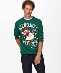 Only & Sons X-mas Sweet Santer Knit Pine Grove