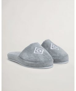 Gant Icon G Slippers Elephant Grey