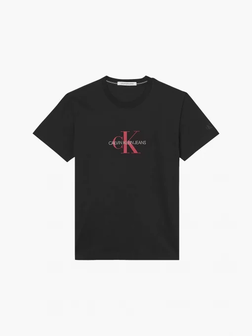 Calvin Klein Archival Monogram T-shirt Black/Salsa