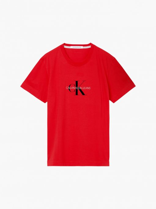 Calvin Klein Archival Monogram T-shirt Salsa/Black
