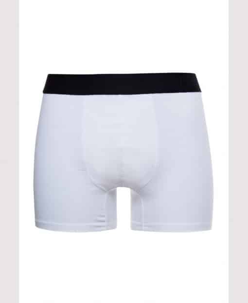 Superdry Organic Cotton Offset Boxer Double Pack Black/White