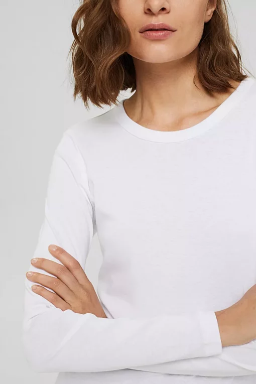 Esprit Long Sleeve Tee White