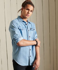 Superdry Denim Work Shirt Vintage Wash