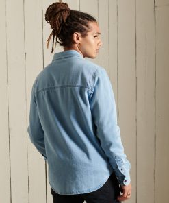 Superdry Denim Work Shirt Vintage Wash