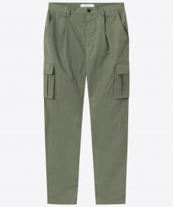 Les Deux Parker Twill Cargo Pants Olive Night