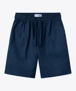 Les Deux Otto Twill Shorts Dark Navy