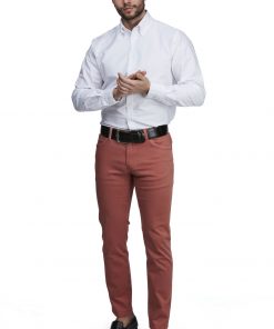 Hansen & Jacob 5-Pkt Cut´n Sew Pants Red Rust