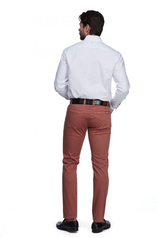 Hansen & Jacob 5-Pkt Cut´n Sew Pants Red Rust