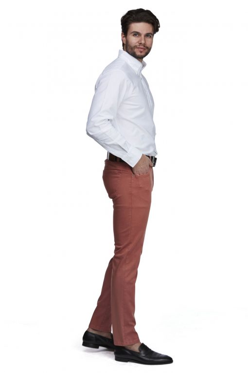 Hansen & Jacob 5-Pkt Cut´n Sew Pants Red Rust