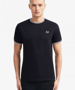 Fred Perry Twin Tipped T-shirt Navy