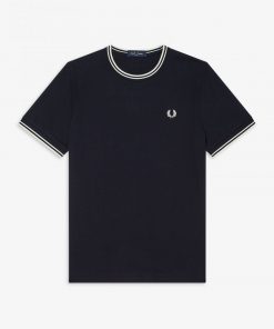 Fred Perry Twin Tipped T-shirt Navy