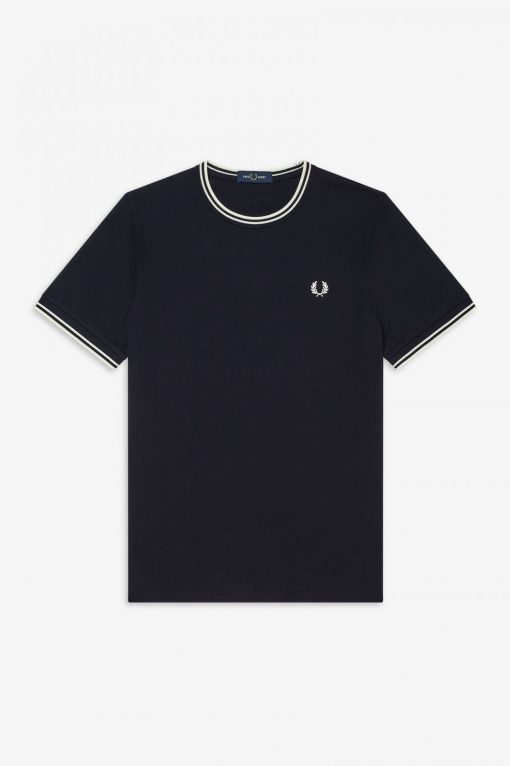 Fred Perry Twin Tipped T-shirt Navy