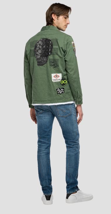 Buy Replay Moto Cross Jacket Shirt Green - Scandinavian
