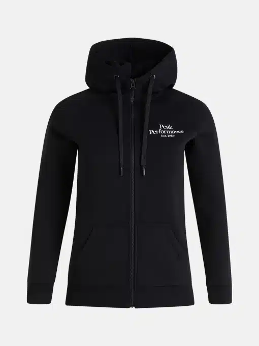 Peak Performance Original Zip Hoodie Women Black