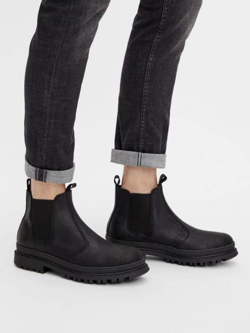 Bianco Biagrant Chelsea Boot Black