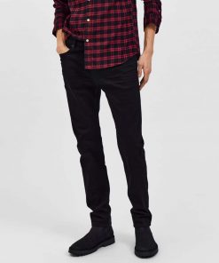 Selected Homme 175 Slim Leon Jeans Black