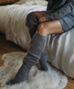 Pura Long Wool Socks Grey