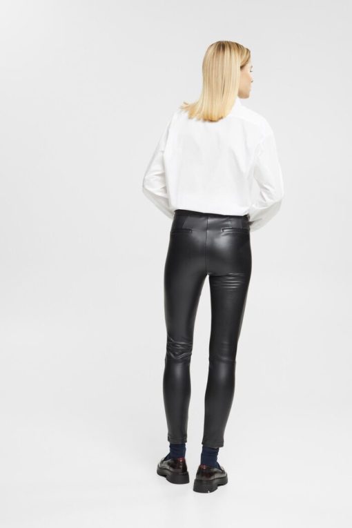 Esprit PU Leggings Black