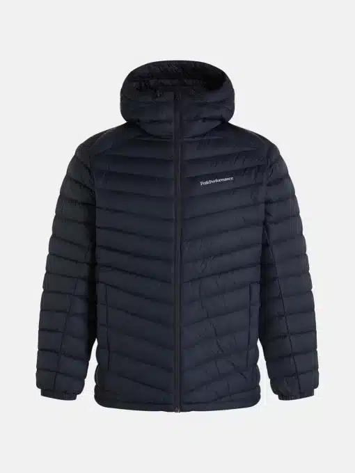 Peak Performance Frost Down Hood Jacket Men Black