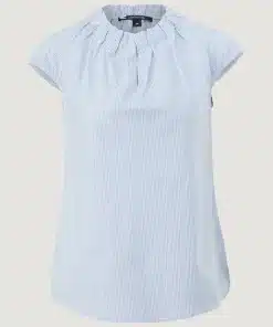 Comma, Blouse Stripe Top Sky Blue