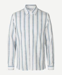 Samsoe & Samsoe Liam FX Shirt Blue Stone